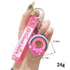 Creative Rainbow Donut Keychain Pendant Children's School Bag Pendant, Cartoon Doll Blind Box Small Gift Pendant