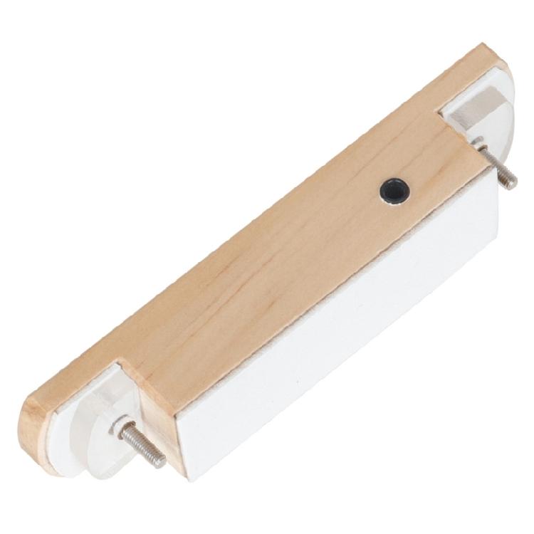 Guitar Bass Pickup Amplifier, Guitar Soundhole Wood Pickups with 6.35mm Jacks