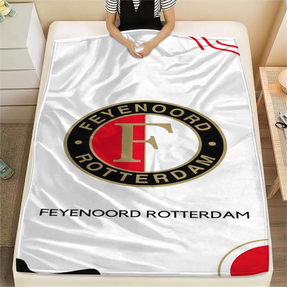 1PC Feyenoord Patterned Flannel Blanket Suitable For All Seasons for Home Decor Warmth and Comfort Gifts Holiday Present