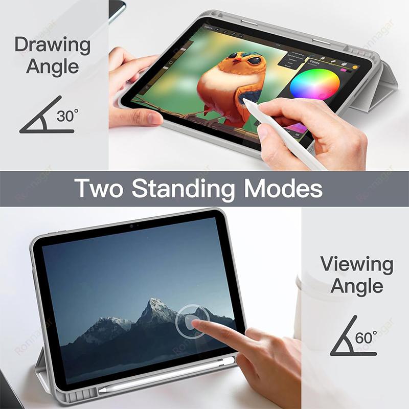 Etui do iPad 10. generacji A16 iPad Air5 Air4 10.9 Air 11 M2 M3 Pro11 M4 M2 7 8 9 10.2 10.5 Etui z uchwytem na ołówek