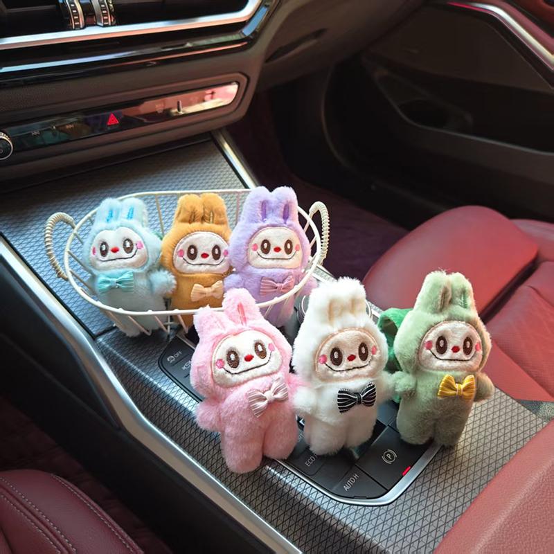 6 PICS Cartoon Labubu Slap Snap Wrap Wristband Bracelet Cute Funny Toys Children Hand Ring Decoration