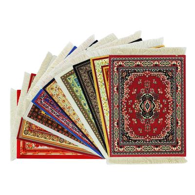 1 Stück Mauspad Essmatte Böhmischer Stil Rutschfest Langlebig Rechteckig Gaming Mauspads Untersetzer Kreatives Geschenk Mausmatte