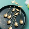 Ice Cream Kitchen Home Fish Mixing Drinking Stirring Tool Teaspoon Coffee Accessories Milk Spoon