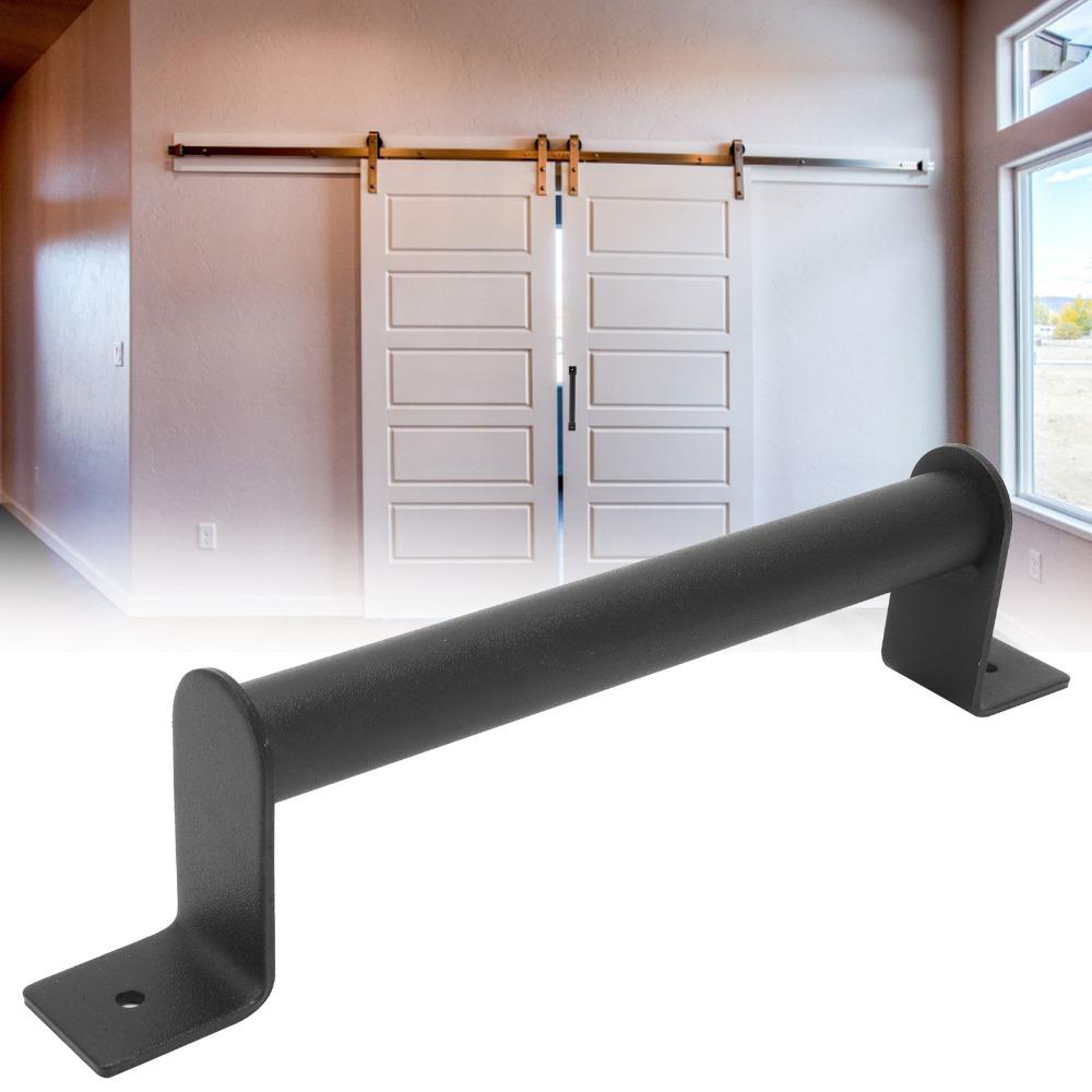 Durable Sliding Barn Door Handle Carbon Steel Sliding Door Pull Handle Modern Barn Door Pull  Shed