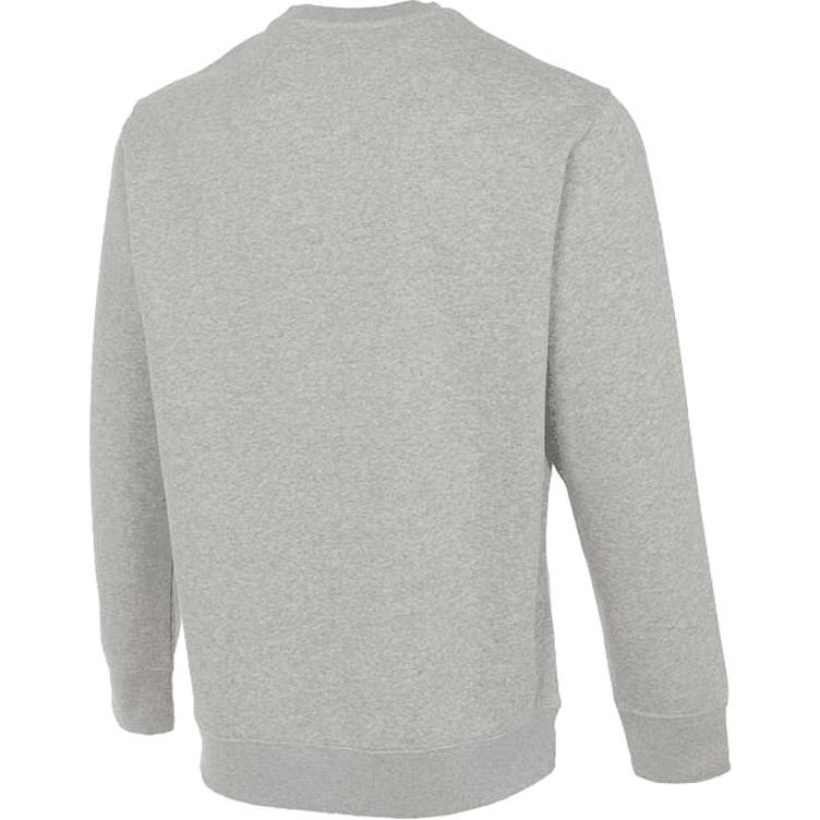 Nike Club Fleece Crew Neck Sweatshirt With Letter Graphics Men Tops Gray FN2611-063