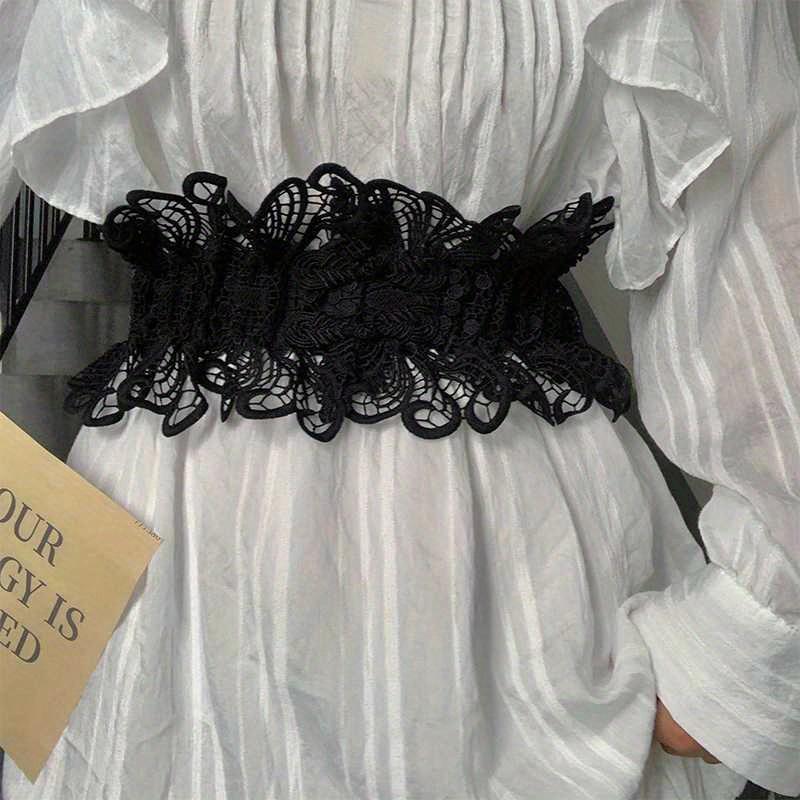 Women's Summer Fashion Retro Lace Waist Belt Decorative Versatile Dress High-end Sense Of Quality Belt