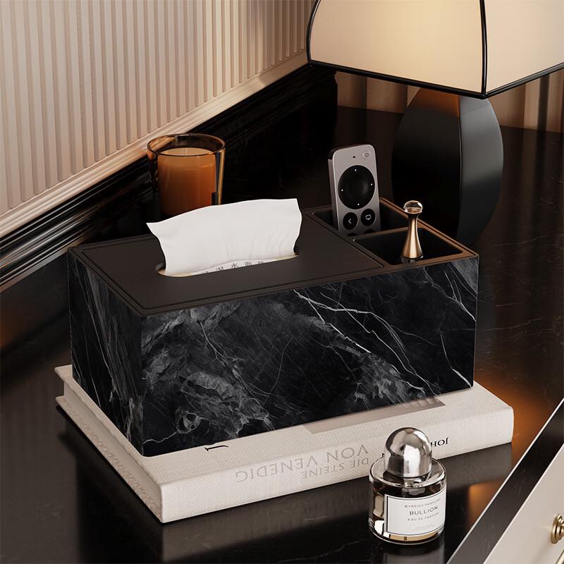 Handun Light Luxury Multifunctional Desktop Tissue Box