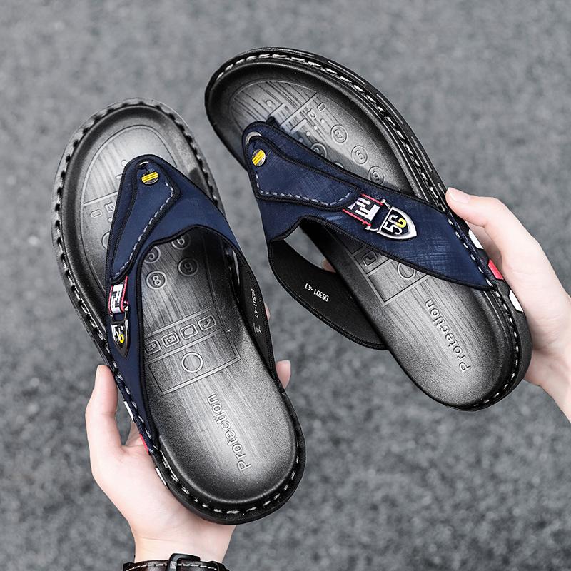 Módní trend Muži Boty Jednoduché žabky Lehké Přímořské pantofle Ležérní Muži Obuv Plážové sandály Pantofle Léto Volný čas Žabky s otevřenou špičkou