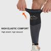 Gobygo 1Pair Athletic Compression Shin Guards Outdoor Riding Stretch Calf Protectors Breathable Compression Calf Socks Men Women