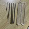 6pcs Stainless Steel Clay Hole Puncher Set Double-headed Handbuilding Circle Shape Cutters Silver Ceramic Puncher