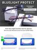 2 Paia Nuovi Occhiali da Lettura Senza Montatura Uomo Donna Anti Luce Blu Bifocali Ingrandimento Lontano Vicino Occhiali Presbiopia +150 +200