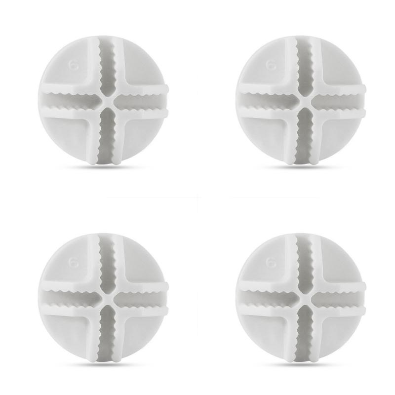 4 Pieces Sturdy Plastic Resin Cuves Connectors for Quick Assembly and Reconfiguration of Storage Grids Daily Use