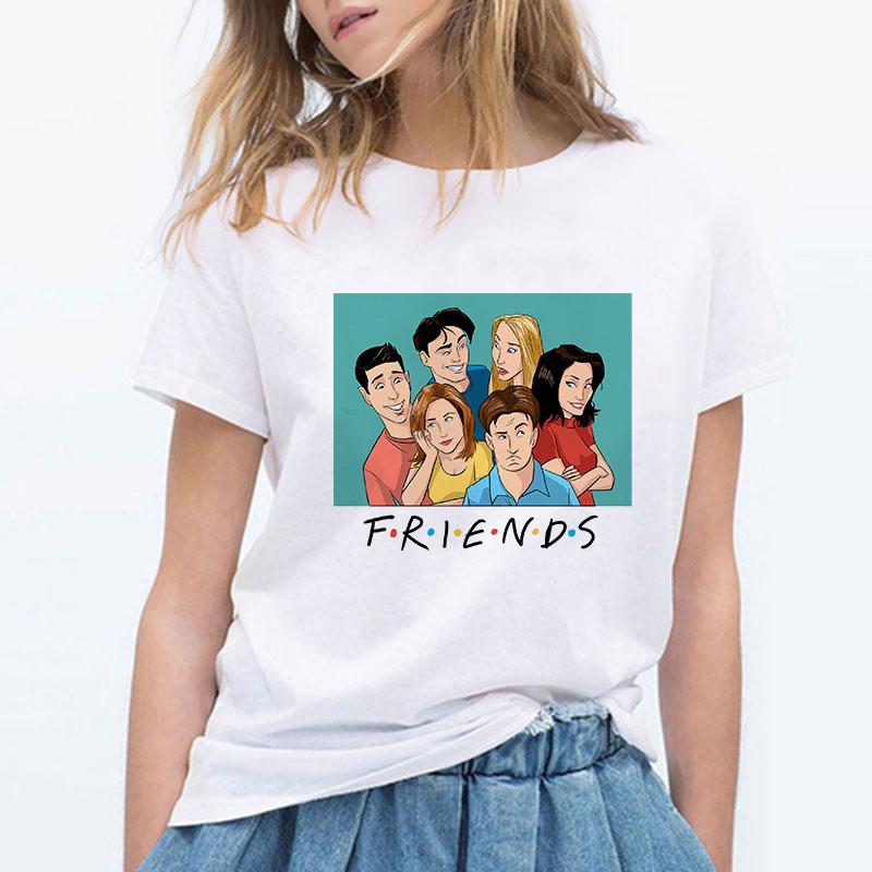 Friend Tv Show Women Femme Clothes T Shirt Female T Shirt T Shirt Top Tee Shirts