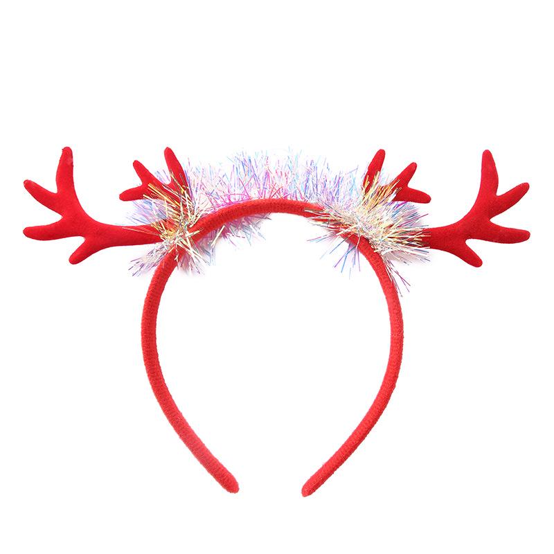 Christmas Reindeer Antler Headband - Festive Hair Accessory for Women & Children