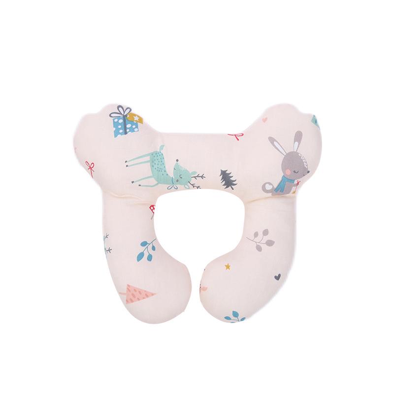 Baby Head & Neck Support Pillow - Anti-Flat Head Protection for Strollers & Car Seats