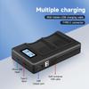 PALO 2280mAh BLN-1 PS-BLM1 Battery +Camera box for Olympus OMD E-M1, Olympus Pen F, OM-D E-M5, PEN E-P5, OM-D + USB LCD Charger Fast Charge