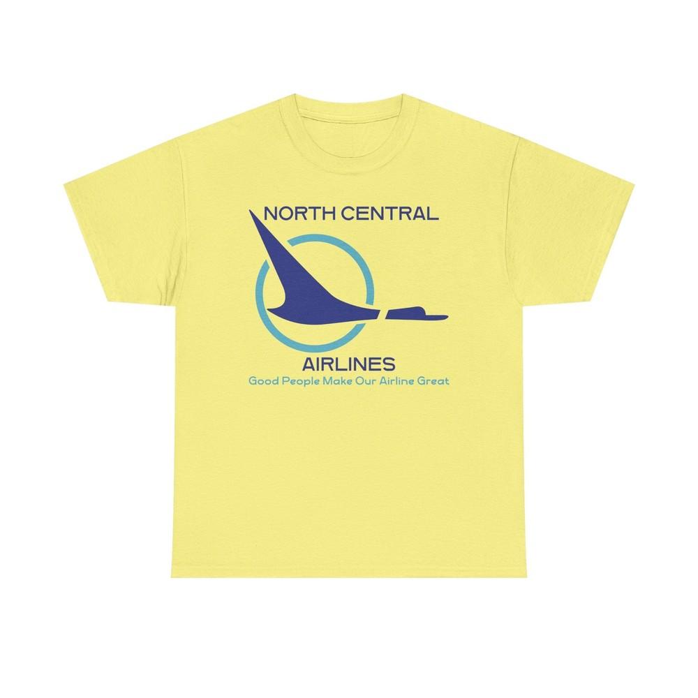 

North Central Airlines Blue Goose Vintage American Carrier Retro T-shirt S