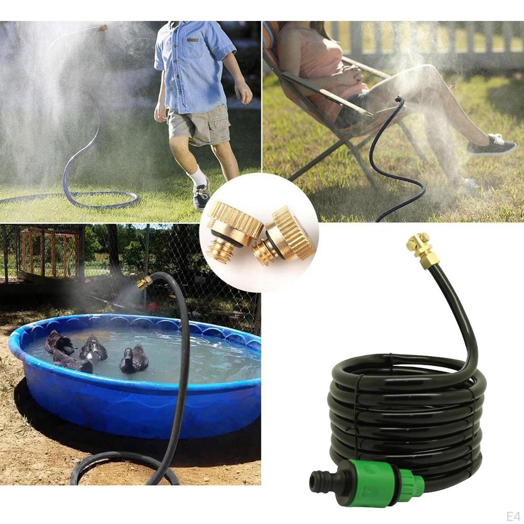 PU Tube Outdoor Watering Irrigation Hose for Garden Swimming Pool Low Pressure Mist Spray L/min