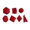 7Pcs/Set Cheese Dice D4/6/8/10/12/20 Multi-side Gaming Dice Adults Family Night Party Polyhedral Dice Board Game Essentials