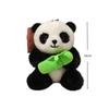Cartoon Panda Plush Keychain Stuffed Animal Plush Pendant Cute Anime Toy for Fans Xmas Gift Soft Pandas Fans Xmas Gifts Anime