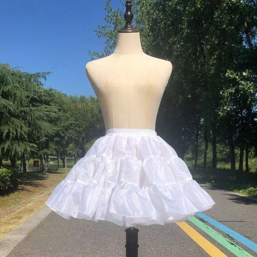 Without Hoop Underskirt Crinoline Lolita Crinoline Skirt Fashion Petticoat  Women Girls