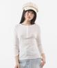 TUOMIO Pointelle Capri T-Shirt [White]