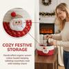 Multifunktionaler Schreibtisch-Organizer Weihnachtsmann Süßigkeiten-Aufbewahrungskorb Weihnachts-Aufbewahrungskorb Kinder