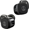 Audio-Technica ATH-SQ1TW2NC BK(E) Noise-Canceling Wireless Earphones, Bluetooth, True Wireless, Up To 22.5 Hours Playback, IPX5 Waterproof, Wireless C