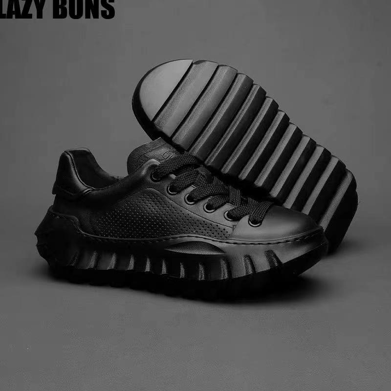 

2025 Ретро Роскошная кожаная мужская обувь Дизайн Оригинал Платформа шнуровка повседневная обувь Мужская Мода комфортные кроссовки 38