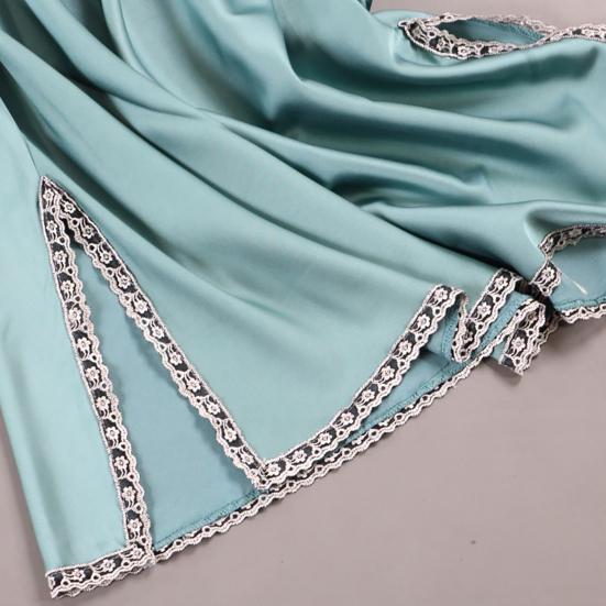 Camisola sem costas com fenda bainha feminina sexy roupa de dormir feminina vestido de verão