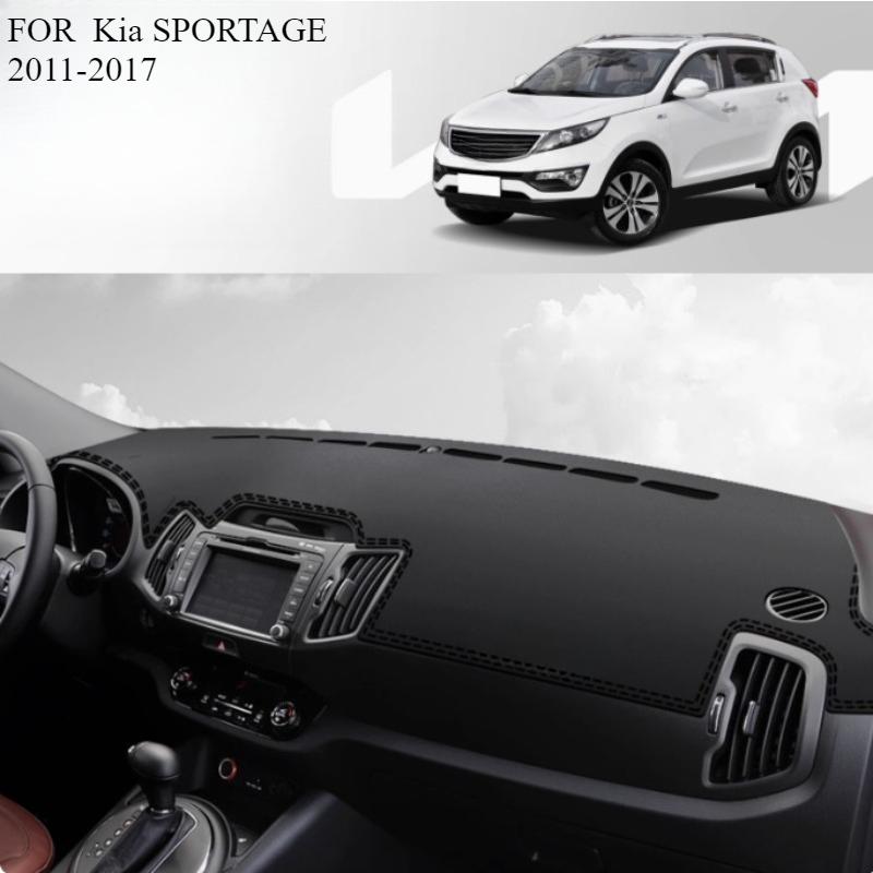 FOR  Kia SPORTAGE 2011-2017  Car Dash Mat Dashmat Dashboard Mat Cover Sun Shade Dash Board Cover Carpet  Accessories