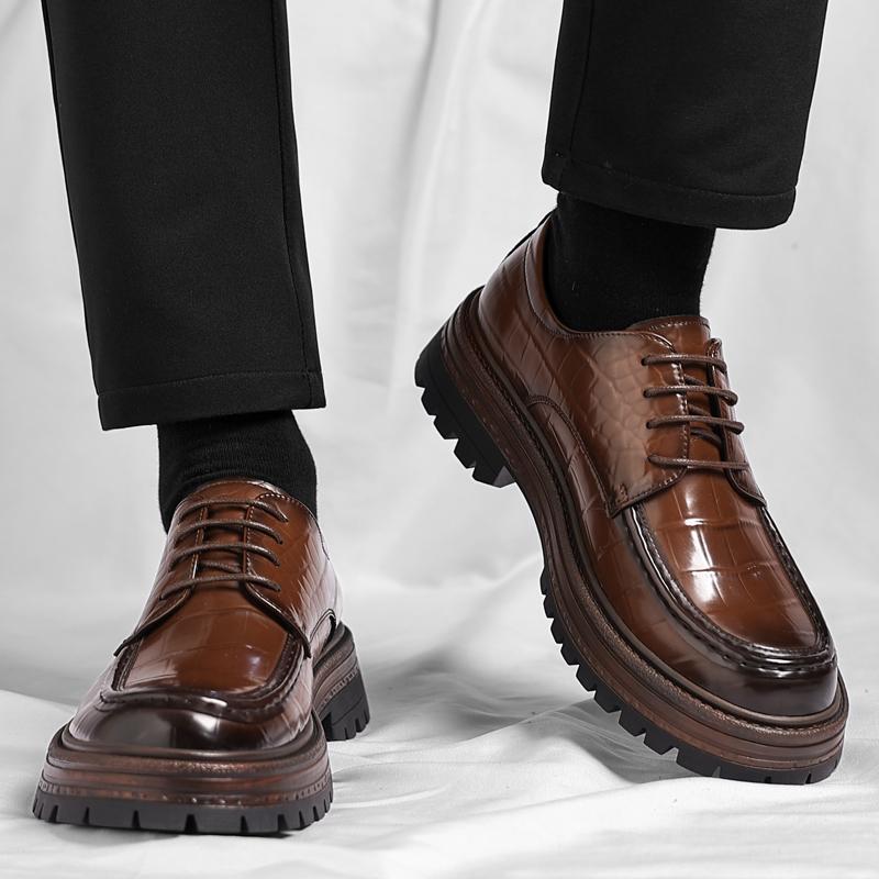 Fashion Crocodile Print Shoes Men Wedding Dress Leather Shoes Men Italiano Oxford Shoes Men Business Suit Office 2025 Italiano Zapatos