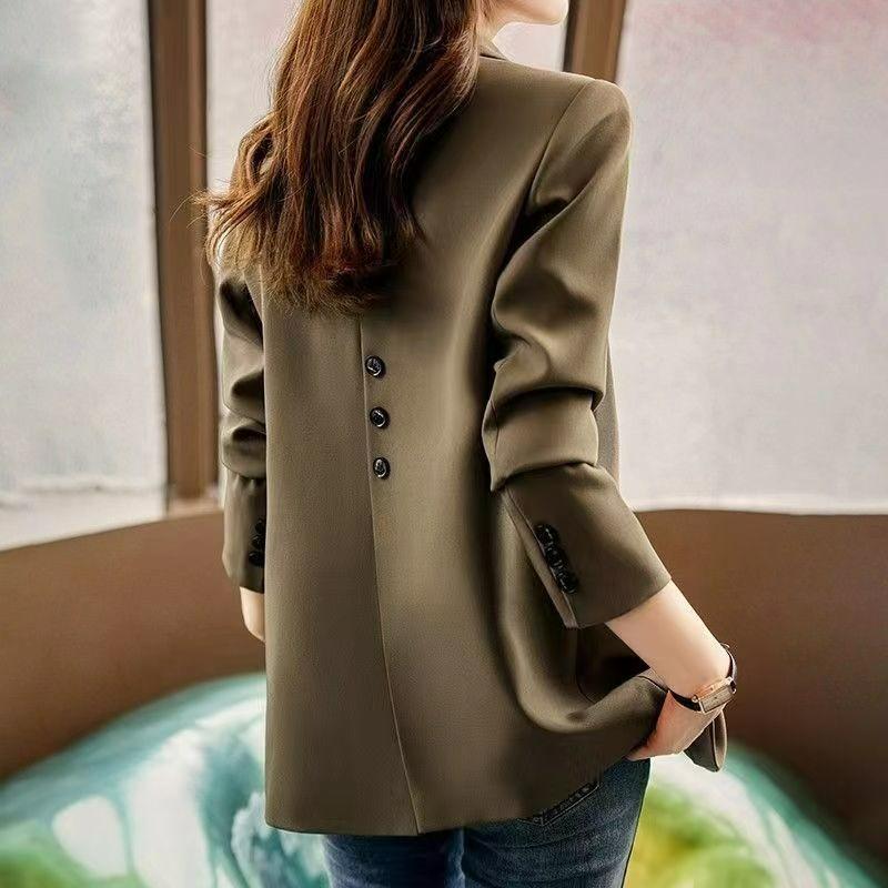 

Black Suit Jacket Women s Design Sense Niche Spring and Autumn Casual Suit Jacket XS дубильная кора