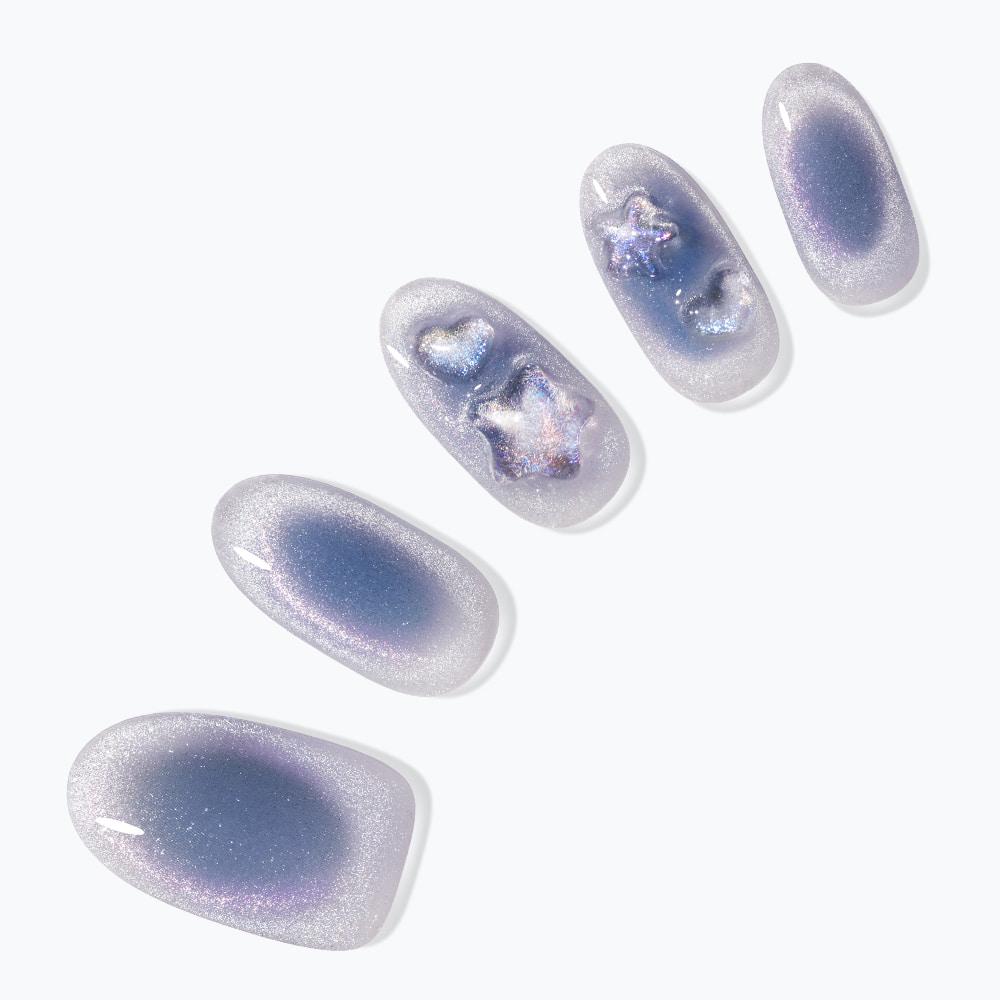 Dashing Diva Magic Press Sternloch-Nägel – Mandel