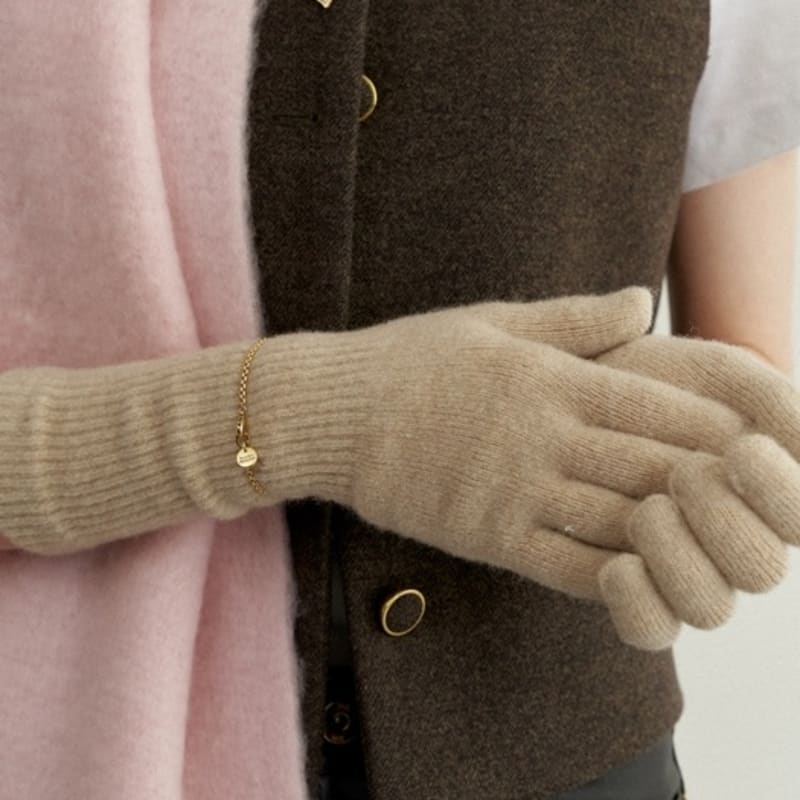 LOVE ME MONSTER Basic Long Wool Glove