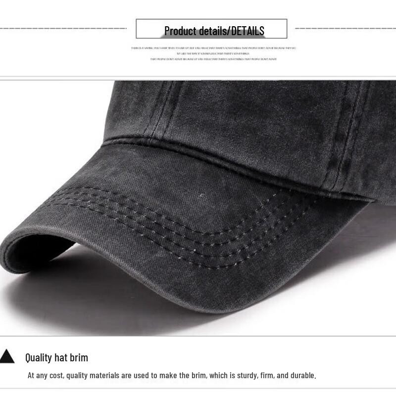 ZHENYUEQI Gewaschene Baumwolle Distressed Baseballkappe