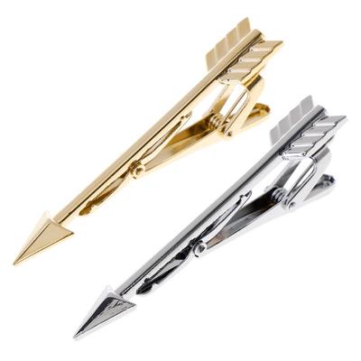 Men Tie Clip Clasp Pins Gloden Shirt Fitting Gentleman Wedding Brooch Alloy Bar  Exquisite Jewelry