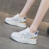 Dad Shoes Spring and Summer Leather Women's Shoes Platform-soled Sports and Leisure Little White Shoes Women's Tide