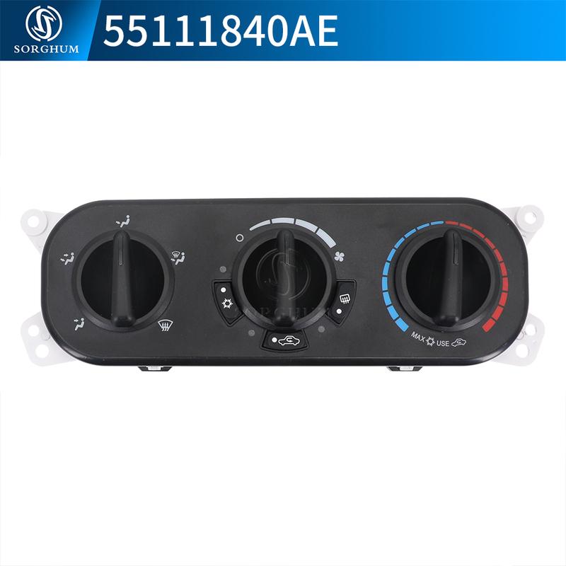 A/C Heater Climate Control Unit Pannel Module Switch For JEEP Wrangler JK V6 2007 2008 2010 55111840AE 55111840AB 55111840AD AC