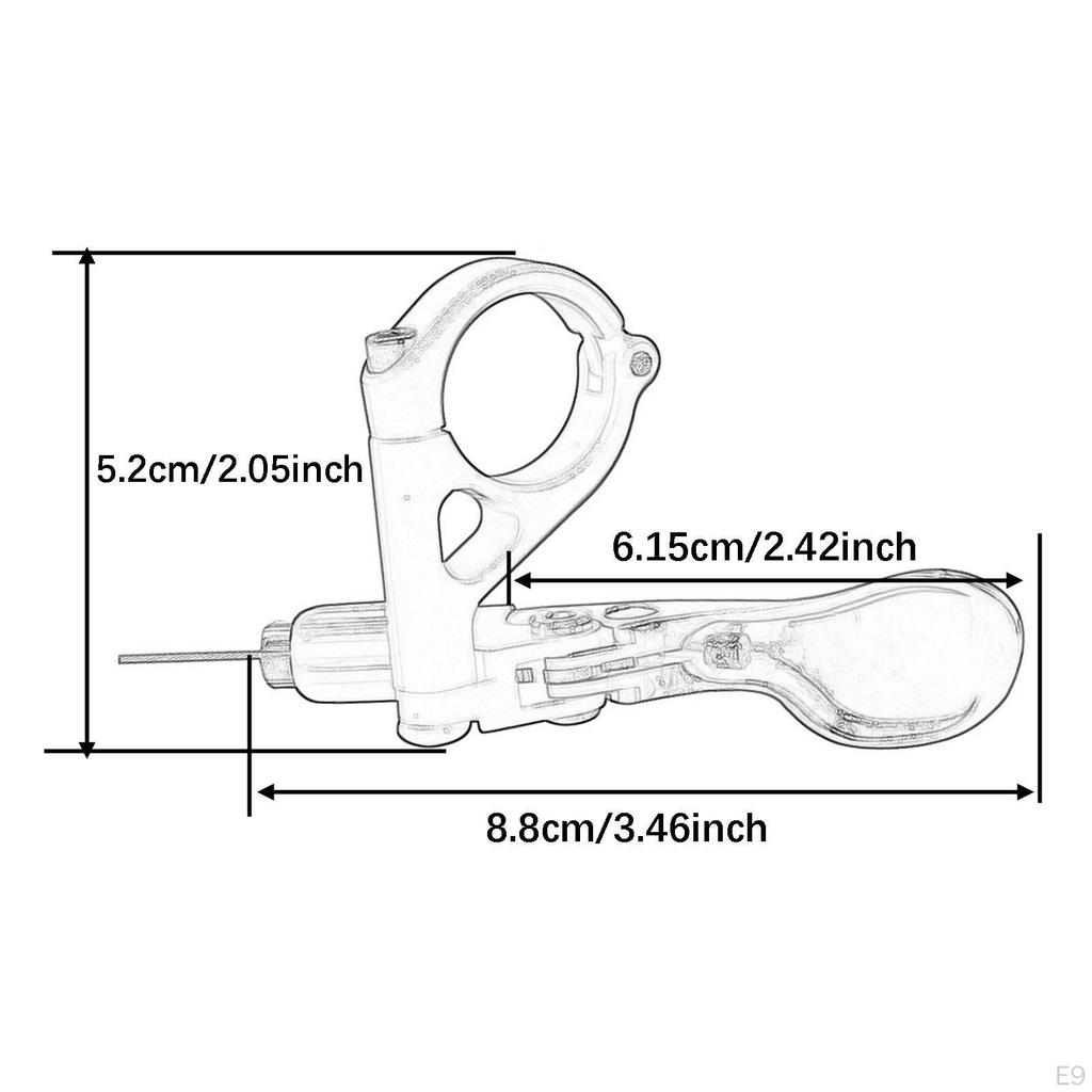 Bike Dropper Post Lever for External and Internal Routing Mountain Road Bikes