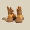 High-End gebratene Street beliebte Martin Stiefel Damen 2025 neue Herbst vielseitige dicksohlige erhöhende Damen Casual Kurzstiefel