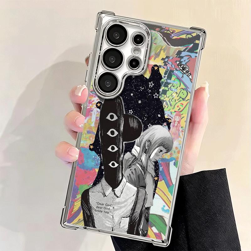 Oyasumi Punpun Anime Soft Phone Case For Samsung Galaxy S26 Ultra S25 Edge S24 FE S23 Plus S22 S21 + S20 Plating Anti-Fall Funda