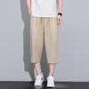MEDE Men's Tencel Linen Cropped Casual Pants