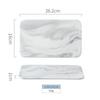 Nordic Marble Cutting Board Dinner Plates Ceramic Tray Golden Plate Set and Dishes Kitchen,Dining & Bar