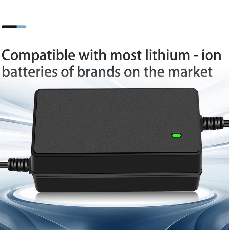 48V/54.6V 2A/3A Electric Scooter Lithium Battery Charger with Aviation Cannon and DC Head - European Standard