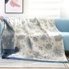 Summer Cooling Pure 5-Layer Gauze Towel Blanket Cover Throw Bed Cover Soft Breathable Lightweight Towel Blanket for All Seasons