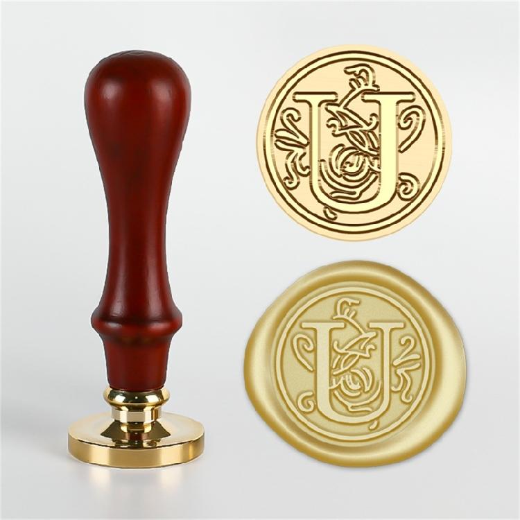 Unique Alphabets Wax Seal Stamp for DIY Crafts Handmade Sealing Greeting Cards