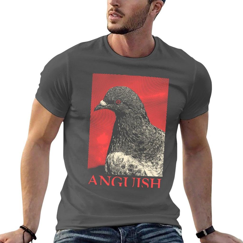 Anguish Pigeon TShirt Utility Casual Work TShirt