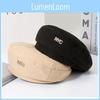 Myc Letters Painter Beret Hat Gift Warm Girl Outdoor Sports Breathable Sunshade
