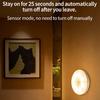 Sensor LED Night Light USB Rechargeable Night Lamp For Kitchen Cabinet Wardrobe Lamp Staircase Wireless Closet Light